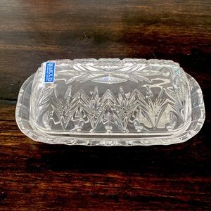 Marquis by Waterford Canterbury butter dish